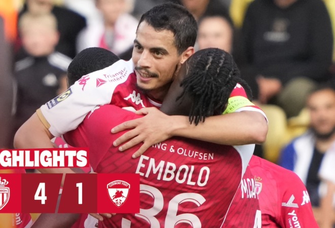 Highlights &#8211; Ligue 1, Matchday 32: AS Monaco 4-1 Clermont Foot 63