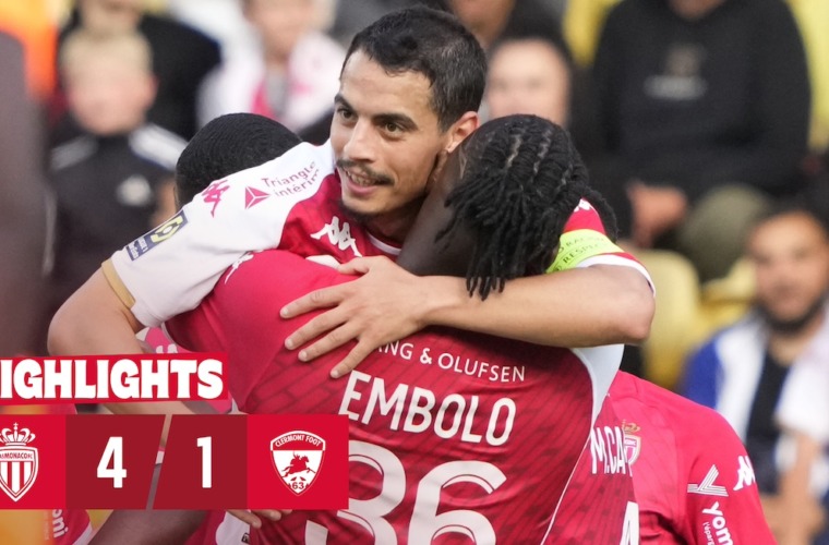 Highlights - Ligue 1, 32e journée : AS Monaco 4-1 Clermont Foot 63