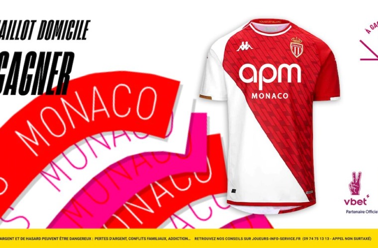 Gagne un maillot d&eacute;dicac&eacute; de l&rsquo;AS Monaco gr&acirc;ce &agrave; VBET