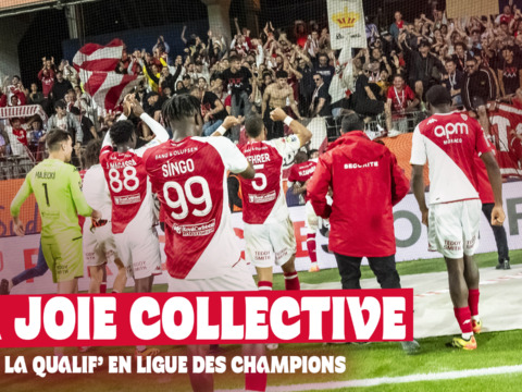La joie collective après la qualification en Ligue des Champions