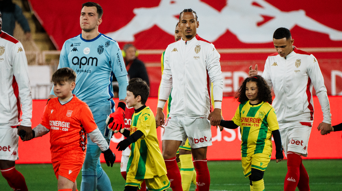 Le groupe de l’AS Monaco pour le voyage à Lille