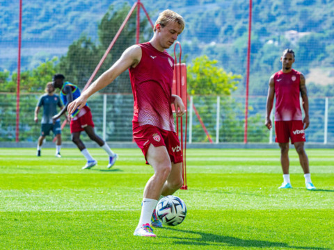 The return of the international players to the Performance Center pitches