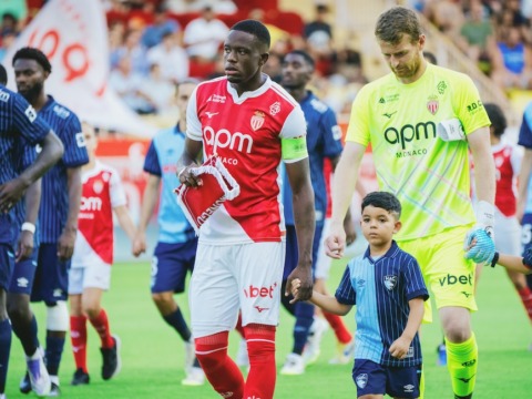 Le groupe de l’AS Monaco pour le choc en déplacement à Lille