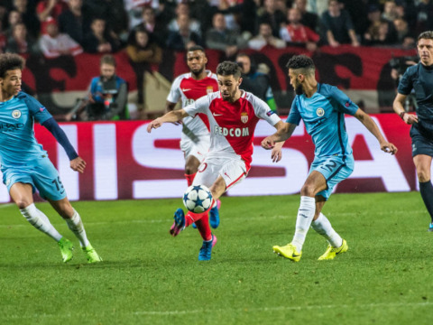 Which players have played for AS Monaco and Manchester City?