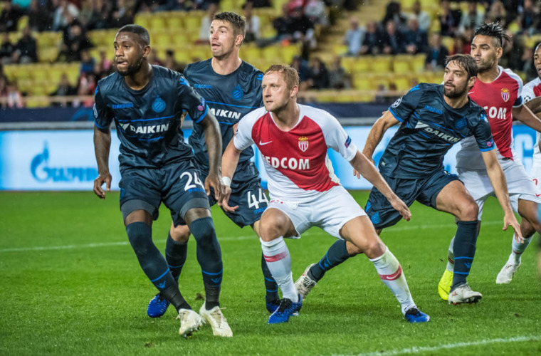 Quel est l’historique entre l’AS Monaco et le Club Bruges en Europe ?