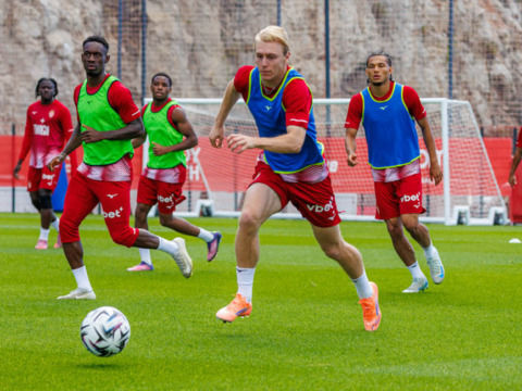 Images of the Monegasques' preparation before the trip to Lorient