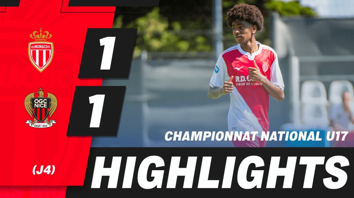 Highlights – U17, 4e journée : AS Monaco 1-1 OGC Nice