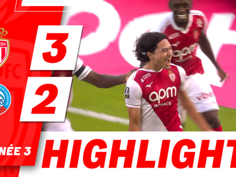 Highlights – Ligue 1, Matchday 3: AS Monaco 3-2 RC Strasbourg