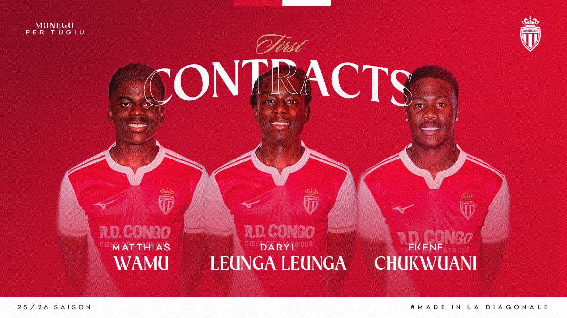 Three reinforcements for the AS Monaco Academy