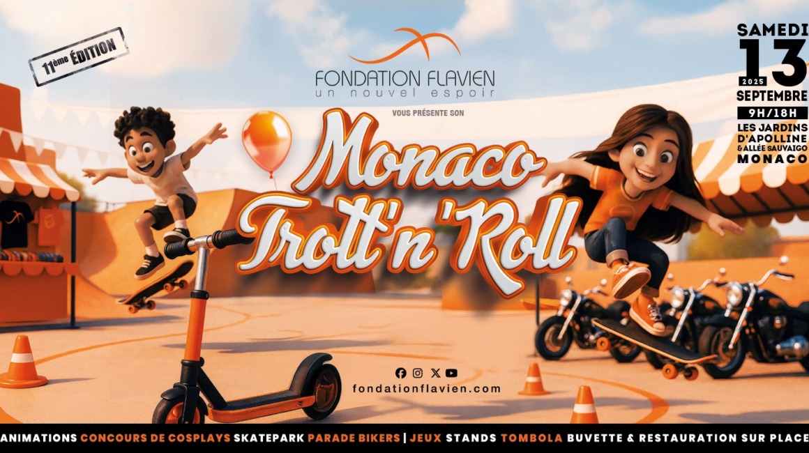 La 11ème édition du Monaco Trott'n'Roll prévue ce samedi 13 septembre