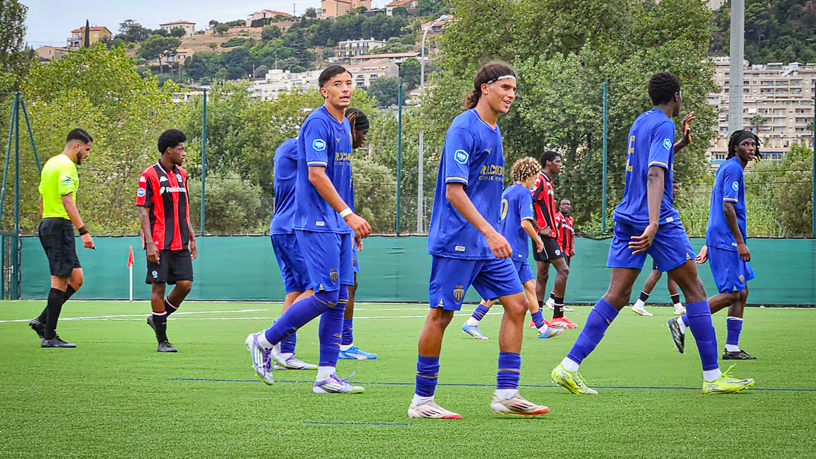 Premier derby et premier but pour Nahël Haddani qui a beaucoup pesé sur la défense niçoise.