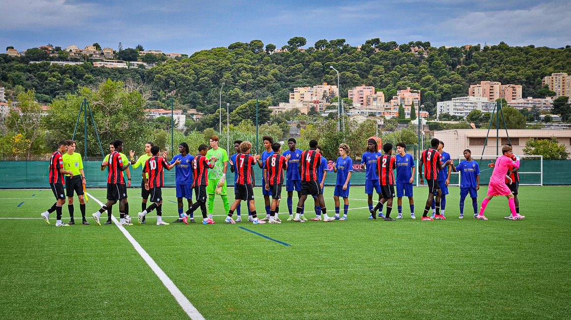 L&rsquo;AS Monaco oppos&eacute; &agrave; l'OGC Nice en 16e de Gambardella