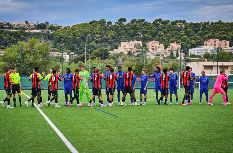 L&rsquo;AS Monaco oppos&eacute; &agrave; l'OGC Nice en 16e de Gambardella