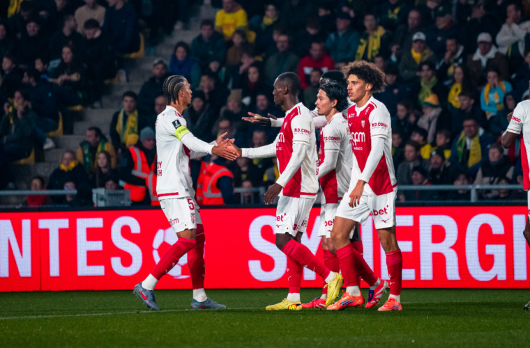 Le groupe de l’AS Monaco pour la réception du Paris FC au Stade Louis-II