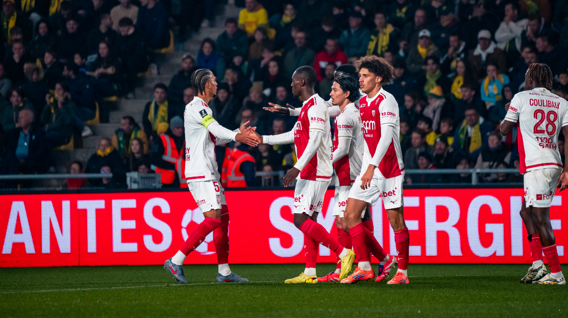 Le groupe de l’AS Monaco pour la réception du Paris FC au Stade Louis-II