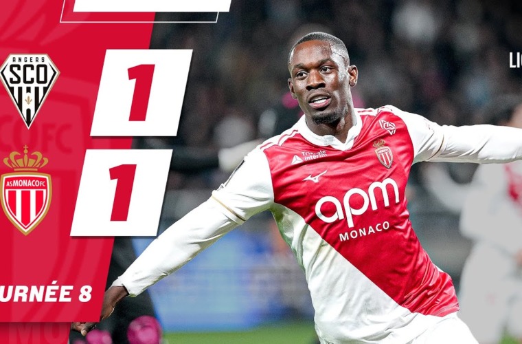 Видеообзор – Лига 1, 8-й тур: «Анже» 1-1 «Монако»