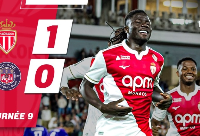 Highlights – Ligue 1, Matchday 9: AS Monaco 1-0 Toulouse FC