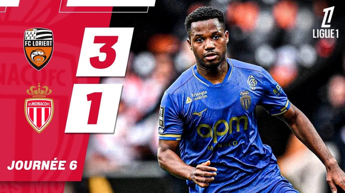 Highlights – Ligue 1, 6e journée : FC Lorient 3-1 AS Monaco