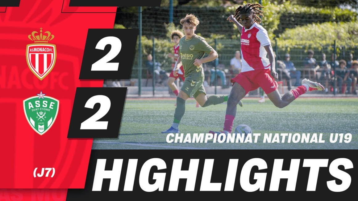 Highlights U19 – 5e journée : AS Monaco 2-2 AS Saint-Etienne