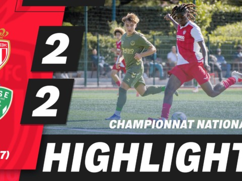 Highlights U19 – 5e journée : AS Monaco 2-2 AS Saint-Etienne