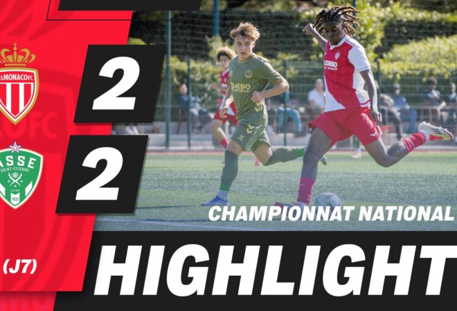 Highlights U19 – 5e journée : AS Monaco 2-2 AS Saint-Etienne