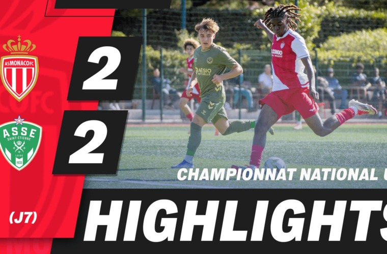 Highlights U19 – 5e journée : AS Monaco 2-2 AS Saint-Etienne
