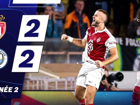 Highlights – Champions League, Matchday 2: AS Monaco 2-2 Manchester City