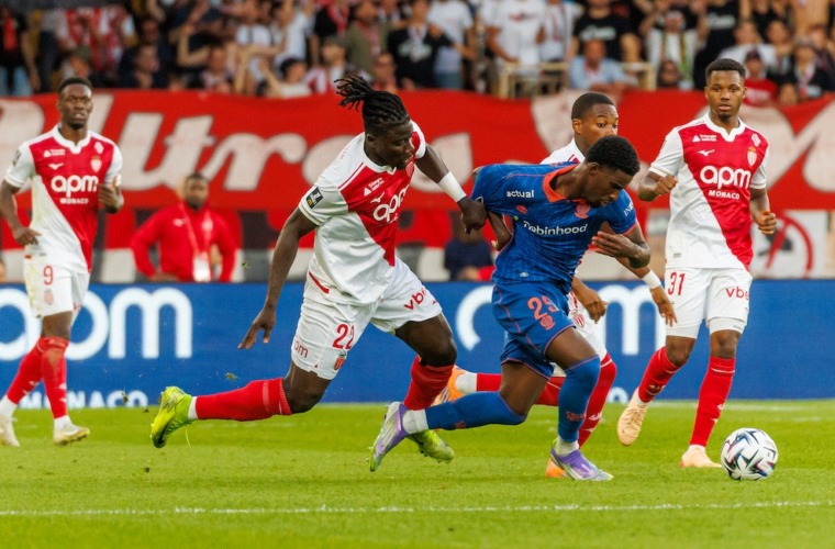 AS Monaco and Nice draw in a derby full of twists and turns