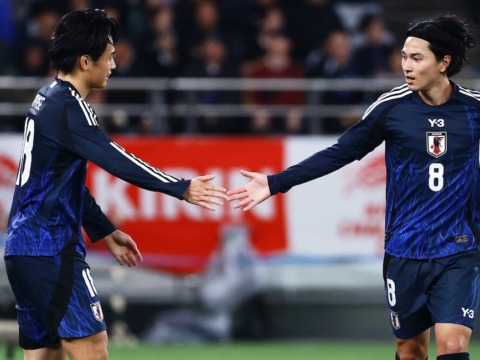 Takumi Minamino à nouveau buteur avec le Japon
