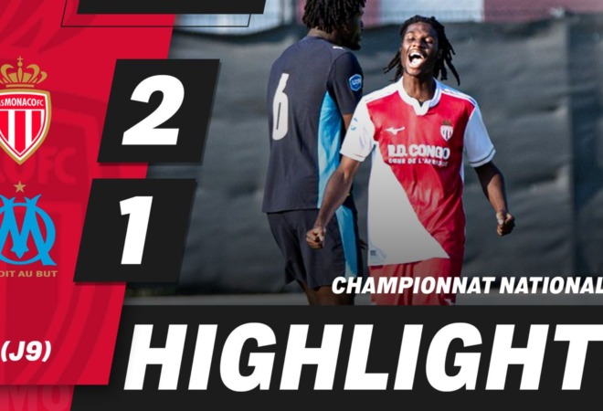 Highlights U19 – 8e journée : AS Monaco 2-1 Olympique de Marseille
