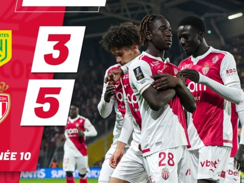 Highlights – Ligue 1, 10e journée : FC Nantes 3-5 AS Monaco