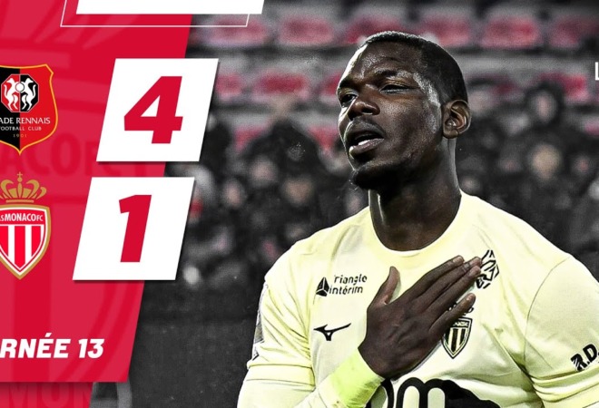 Highlights – Ligue 1, giorno 13 : Stade Rennais 4-1 AS Monaco