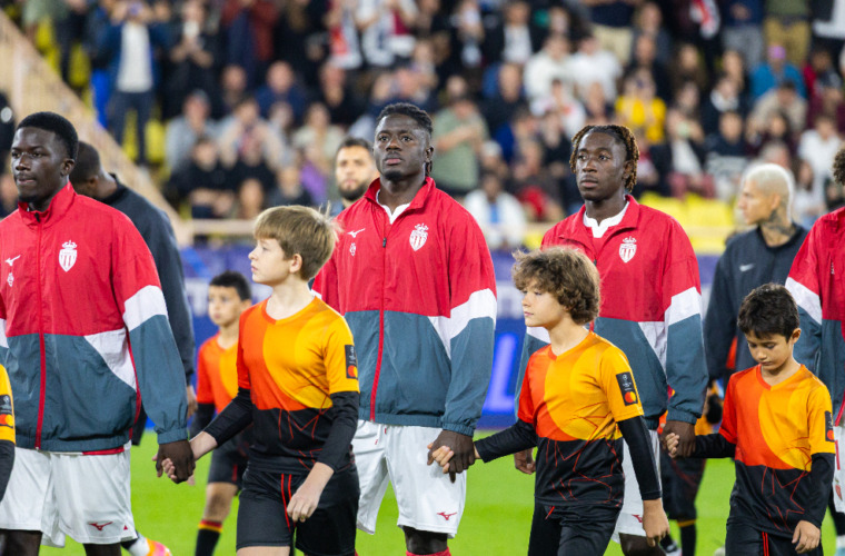 Le groupe de l’AS Monaco pour le long voyage à Bodø/Glimt