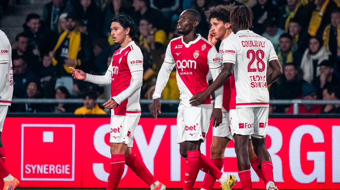 Le groupe de l&rsquo;AS Monaco pour la r&eacute;ception de Lens avant la tr&ecirc;ve