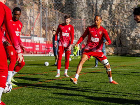 Les ultimes réglages des Monégasques avant le choc contre Paris