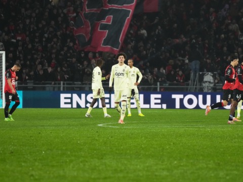 Снова оставшись в меньшинстве, «красно-белые» уступают «Ренну» в гостях