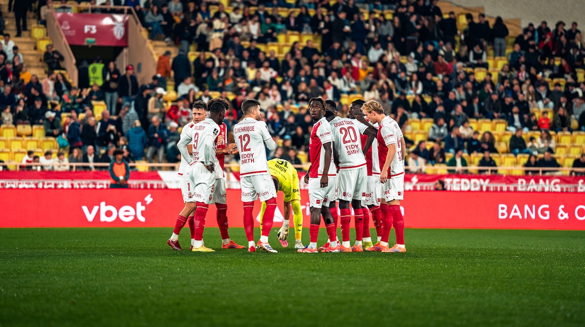 Le groupe de l&rsquo;AS Monaco pour d&eacute;fier le Paris Saint-Germain au Stade Louis-II