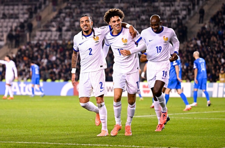 A first start and first goal for Maghnes Akliouche with Les Bleus!