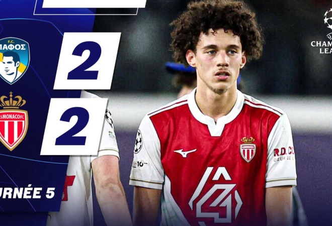 Highlights Champions League &#8211; giorno 5 : Pafos FC 2-2 AS Monaco