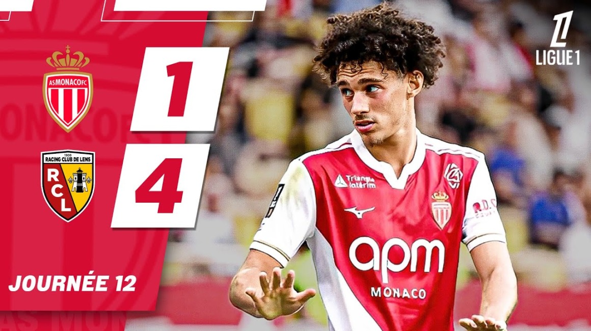 Highlights – Ligue 1, Matchday 12: AS Monaco 1-4 RC Lens