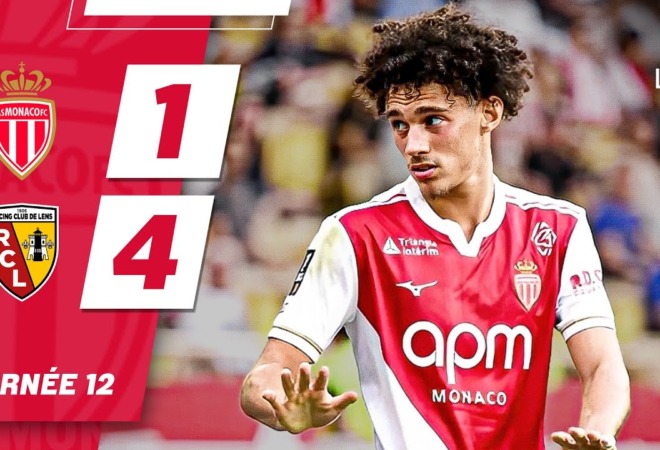 Highlights – Ligue 1, 12e journée : AS Monaco 1-4 RC Lens