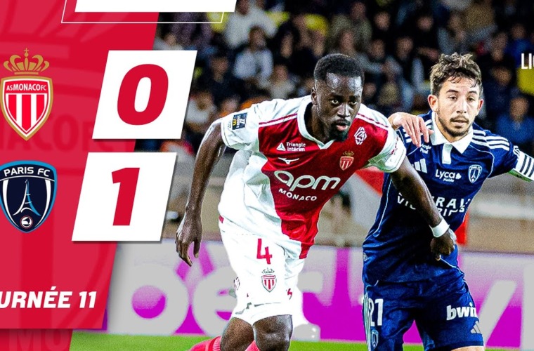 Highlights – Ligue 1, Matchday 11: AS Monaco 0-1 Paris FC