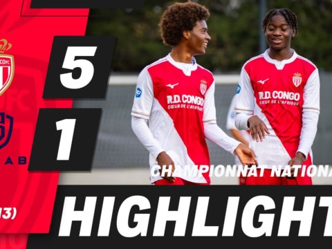 Highlights – U17 Nationaux, 13e journée : AS Monaco 5-1 Air Bel