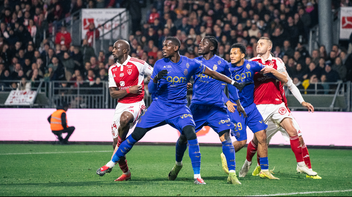 AS Monaco show determination but are stunned by Stade Brestois