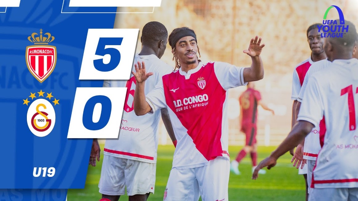 Highlights &ndash; Youth League, 6e journ&eacute;e : AS Monaco 5-0 Galatasaray