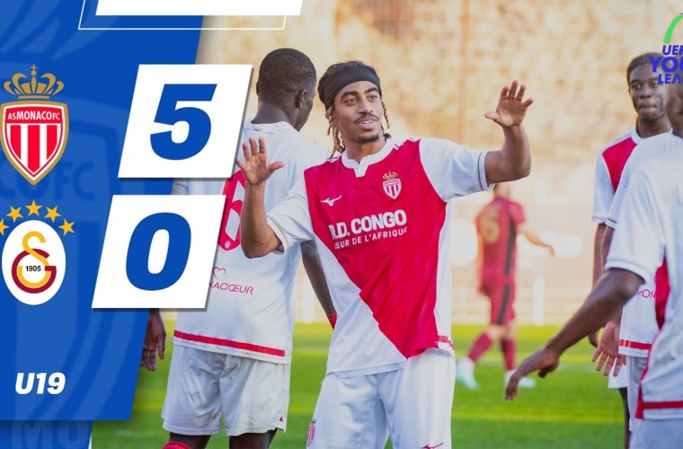 Highlights &ndash; Youth League, 6e journ&eacute;e : AS Monaco 5-0 Galatasaray