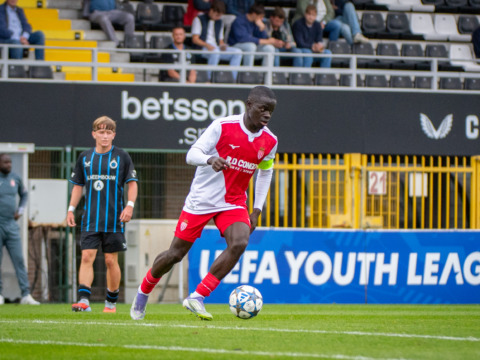 L'AS Monaco de retour à Bruges en 16e de finale de la Youth League