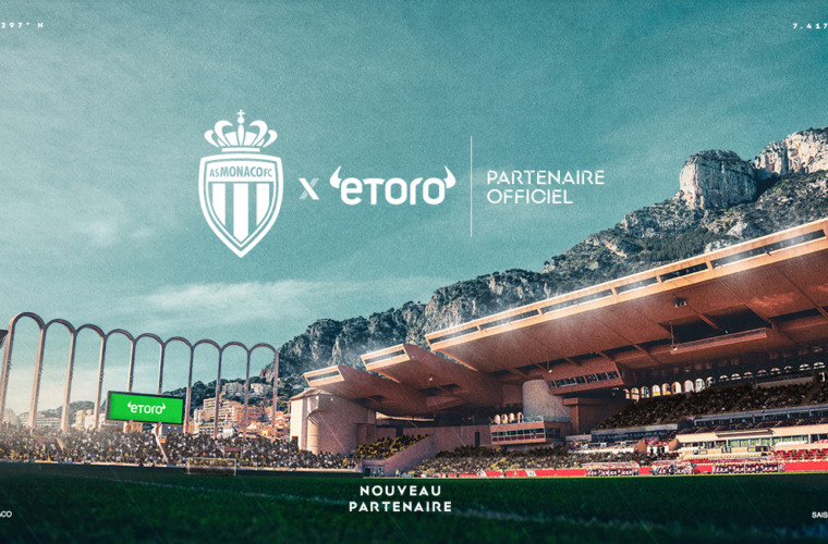eToro nouveau partenaire officiel de l'AS Monaco