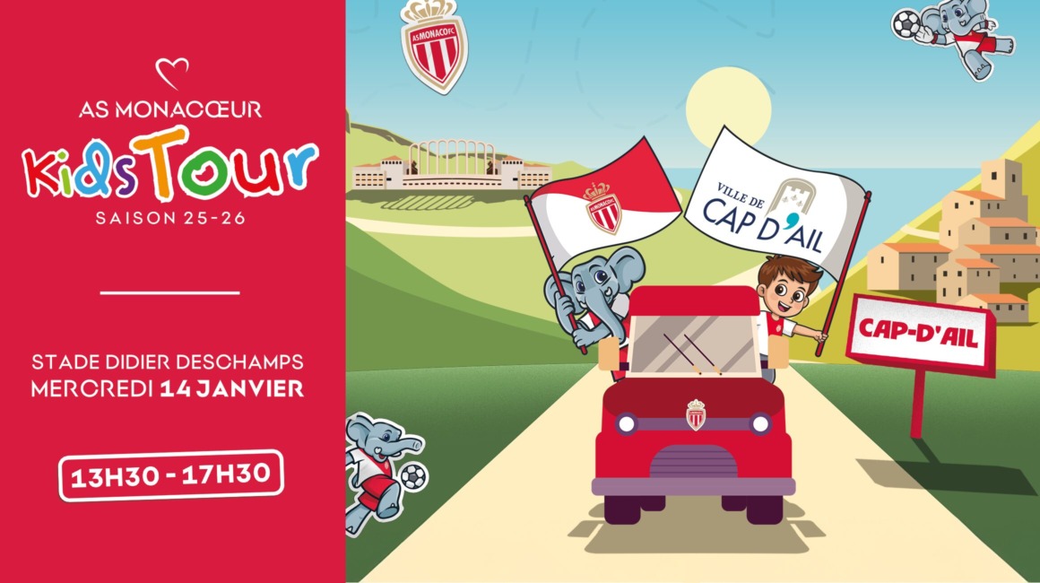 Le Kids Tour &agrave; Cap-d'Ail le mercredi 14 janvier