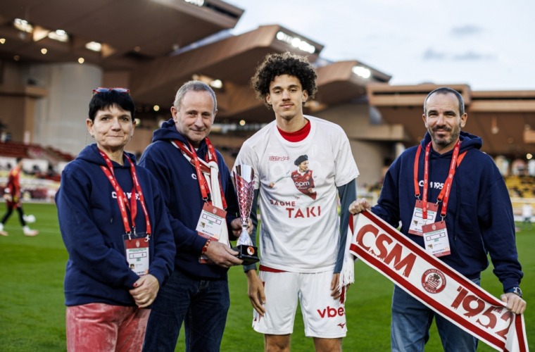Maghnes Akliouche distingu&eacute; par le Club des Supporters de Monaco